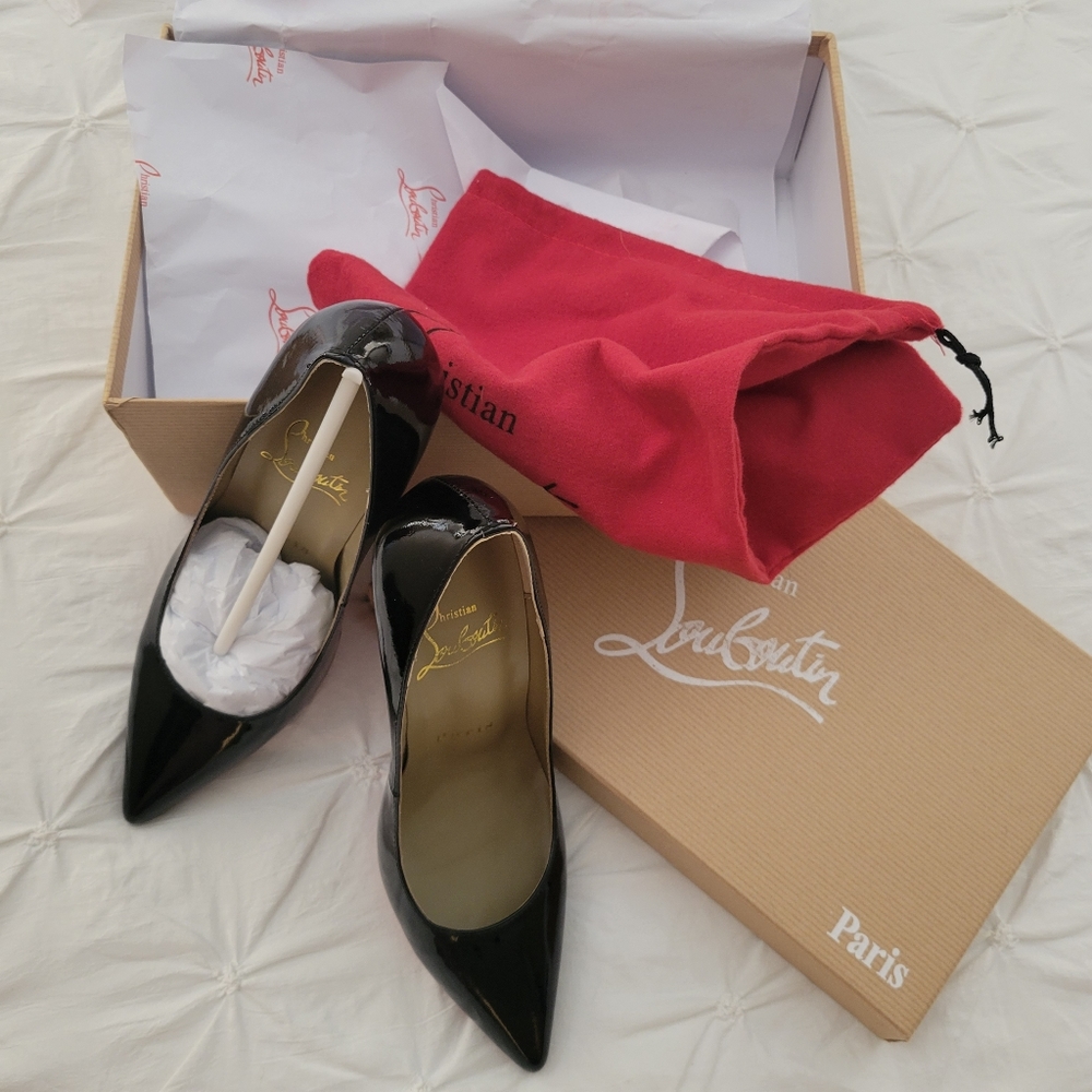 *Brand New* Christian Louboutin Kate Pointed Toe-Includes Bags, 2 HeelTaps, Box
